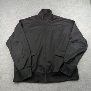 Rocawear Jacket Mens 2XL Black Full Zip Track Bomber Pockets Streetwear
